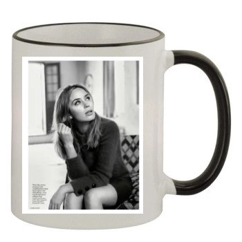 Emily Blunt 11oz Colored Rim & Handle Mug