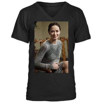 Emily Blunt Men's V-Neck T-Shirt