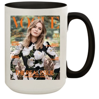 Emily Blunt 15oz Colored Inner & Handle Mug