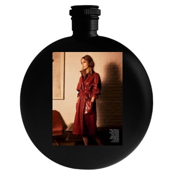 Emily Blunt Round Flask