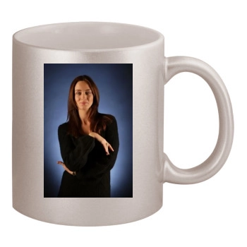 Emily Blunt 11oz Metallic Silver Mug