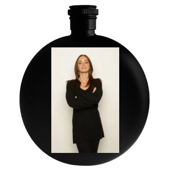 Emily Blunt Round Flask