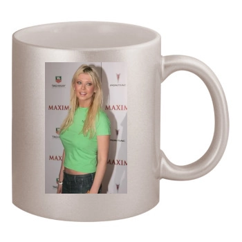 Tara Reid 11oz Metallic Silver Mug