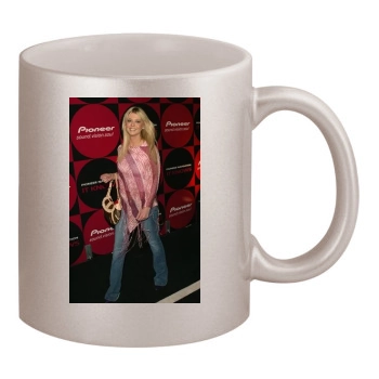 Tara Reid 11oz Metallic Silver Mug