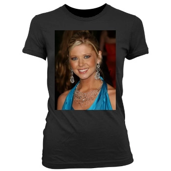 Tara Reid Women's Junior Cut Crewneck T-Shirt