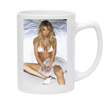 Tara Reid 14oz White Statesman Mug