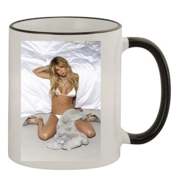 Tara Reid 11oz Colored Rim & Handle Mug