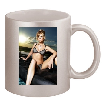 Tara Reid 11oz Metallic Silver Mug