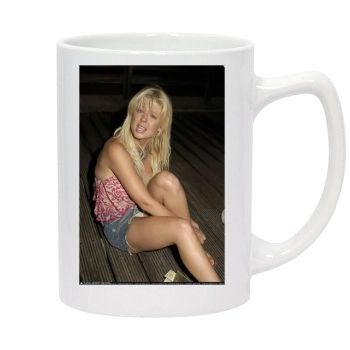 Tara Reid 14oz White Statesman Mug