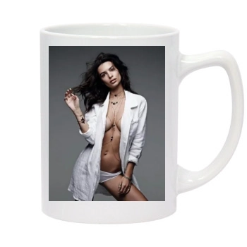 Emily Ratajkowski 14oz White Statesman Mug