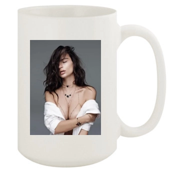 Emily Ratajkowski 15oz White Mug