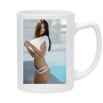 Emily Ratajkowski 14oz White Statesman Mug