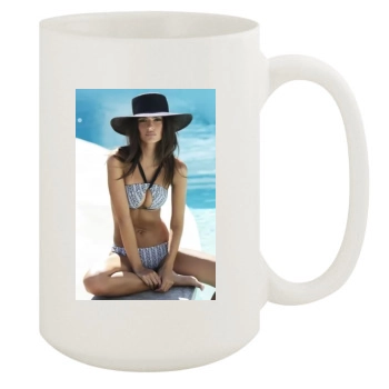 Emily Ratajkowski 15oz White Mug