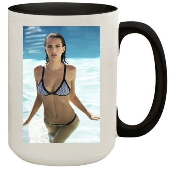 Emily Ratajkowski 15oz Colored Inner & Handle Mug