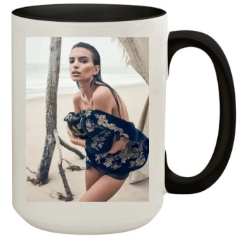 Emily Ratajkowski 15oz Colored Inner & Handle Mug