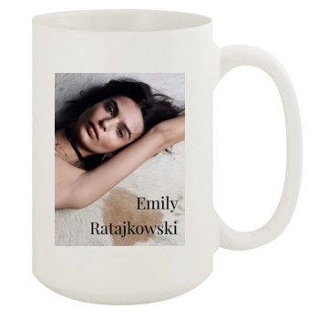 Emily Ratajkowski 15oz White Mug