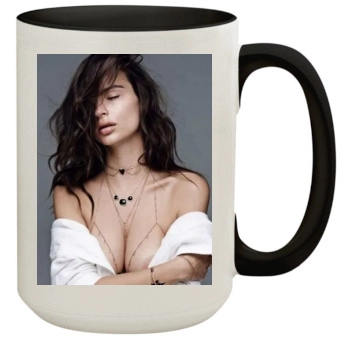 Emily Ratajkowski 15oz Colored Inner & Handle Mug