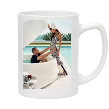 Emily Ratajkowski 14oz White Statesman Mug