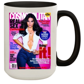 Emily Ratajkowski 15oz Colored Inner & Handle Mug