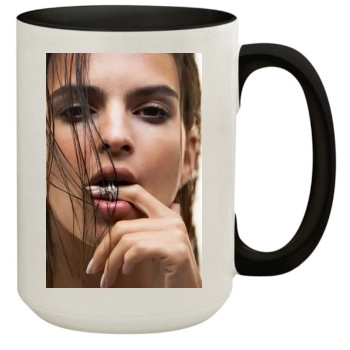 Emily Ratajkowski 15oz Colored Inner & Handle Mug