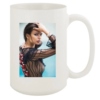 Emily Ratajkowski 15oz White Mug