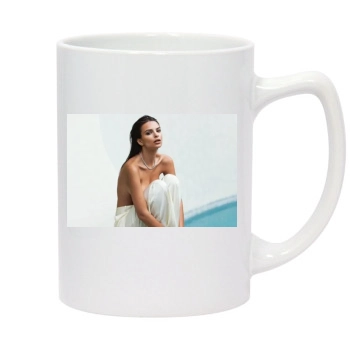 Emily Ratajkowski 14oz White Statesman Mug