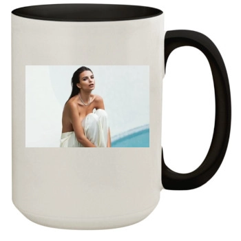 Emily Ratajkowski 15oz Colored Inner & Handle Mug