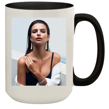 Emily Ratajkowski 15oz Colored Inner & Handle Mug