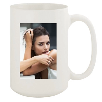 Emily Ratajkowski 15oz White Mug