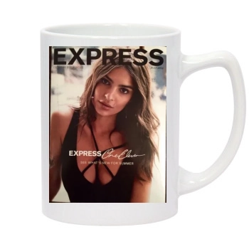 Emily Ratajkowski 14oz White Statesman Mug