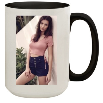 Emily Ratajkowski 15oz Colored Inner & Handle Mug