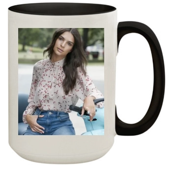 Emily Ratajkowski 15oz Colored Inner & Handle Mug