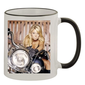 Tara Reid 11oz Colored Rim & Handle Mug