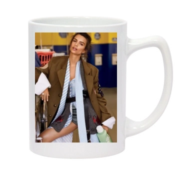 Emily Ratajkowski 14oz White Statesman Mug