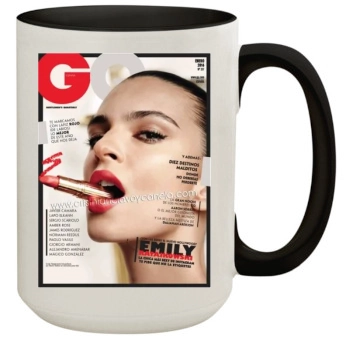 Emily Ratajkowski 15oz Colored Inner & Handle Mug