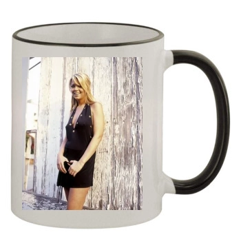 Tara Reid 11oz Colored Rim & Handle Mug