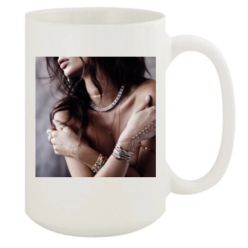 Emily Ratajkowski 15oz White Mug