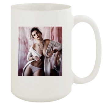 Emily Ratajkowski 15oz White Mug