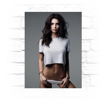 Emily Ratajkowski Metal Wall Art