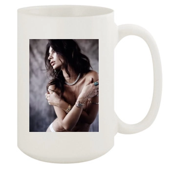 Emily Ratajkowski 15oz White Mug