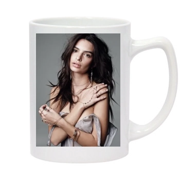 Emily Ratajkowski 14oz White Statesman Mug