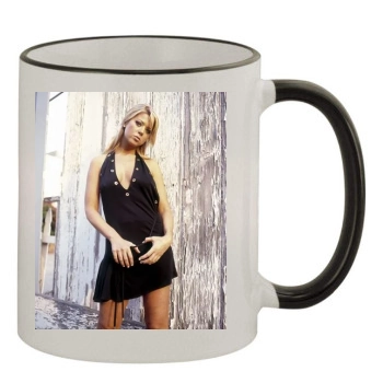 Tara Reid 11oz Colored Rim & Handle Mug