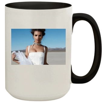 Emily Ratajkowski 15oz Colored Inner & Handle Mug