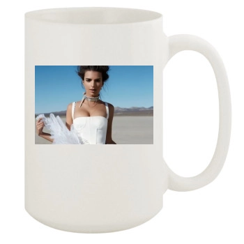 Emily Ratajkowski 15oz White Mug