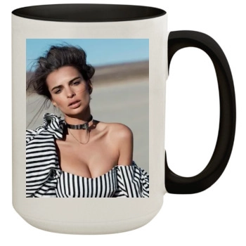 Emily Ratajkowski 15oz Colored Inner & Handle Mug