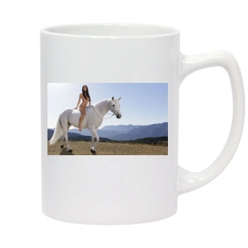 Emily Ratajkowski 14oz White Statesman Mug