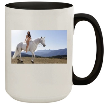 Emily Ratajkowski 15oz Colored Inner & Handle Mug