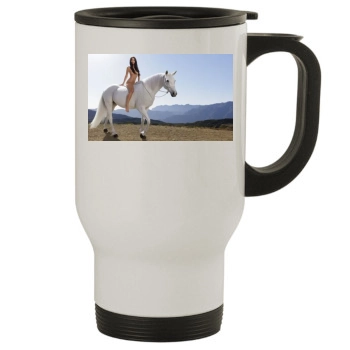 Emily Ratajkowski Stainless Steel Travel Mug