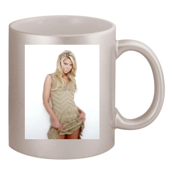 Tara Reid 11oz Metallic Silver Mug