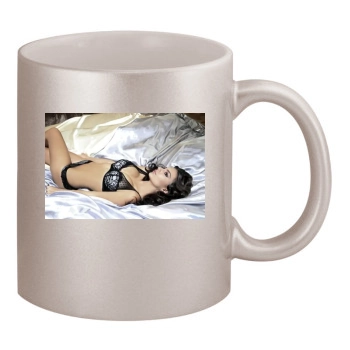 Emily Ratajkowski 11oz Metallic Silver Mug